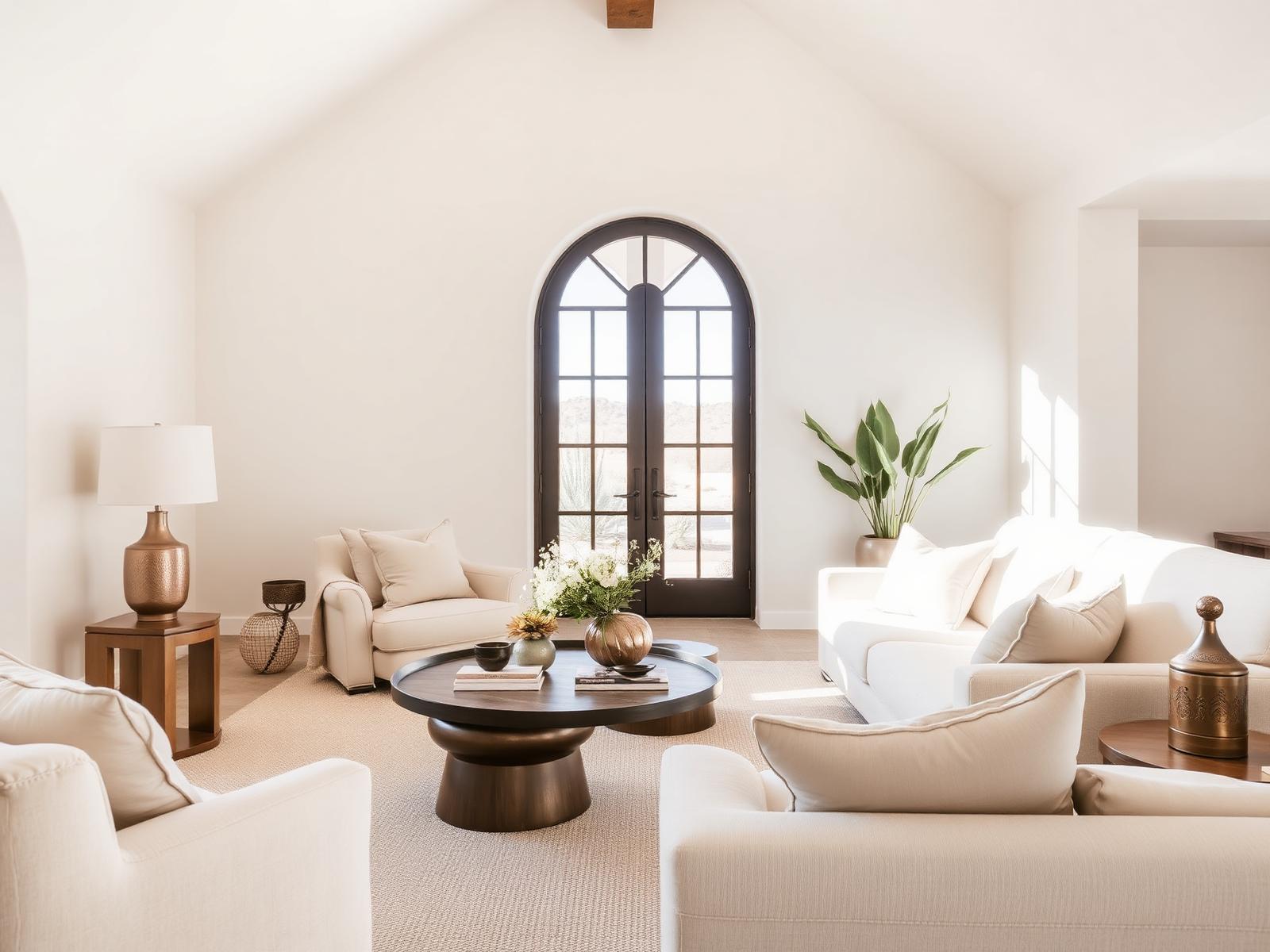 Calm Scottsdale home interior